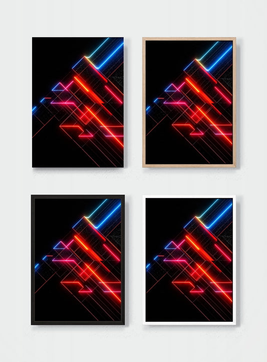 HUEDRA canvas frame comparison - RED VECTOR