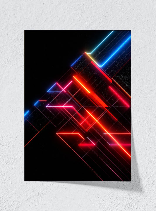 Red Vector - Unframed
