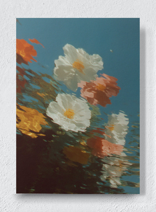 REFLECTIONS THAT REFUSE TO SETTLE - Unframed canvas
