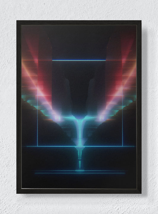 REFRACTION OF A DREAM - Black frame canvas