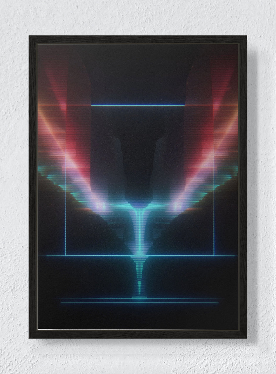 REFRACTION OF A DREAM - Black frame canvas