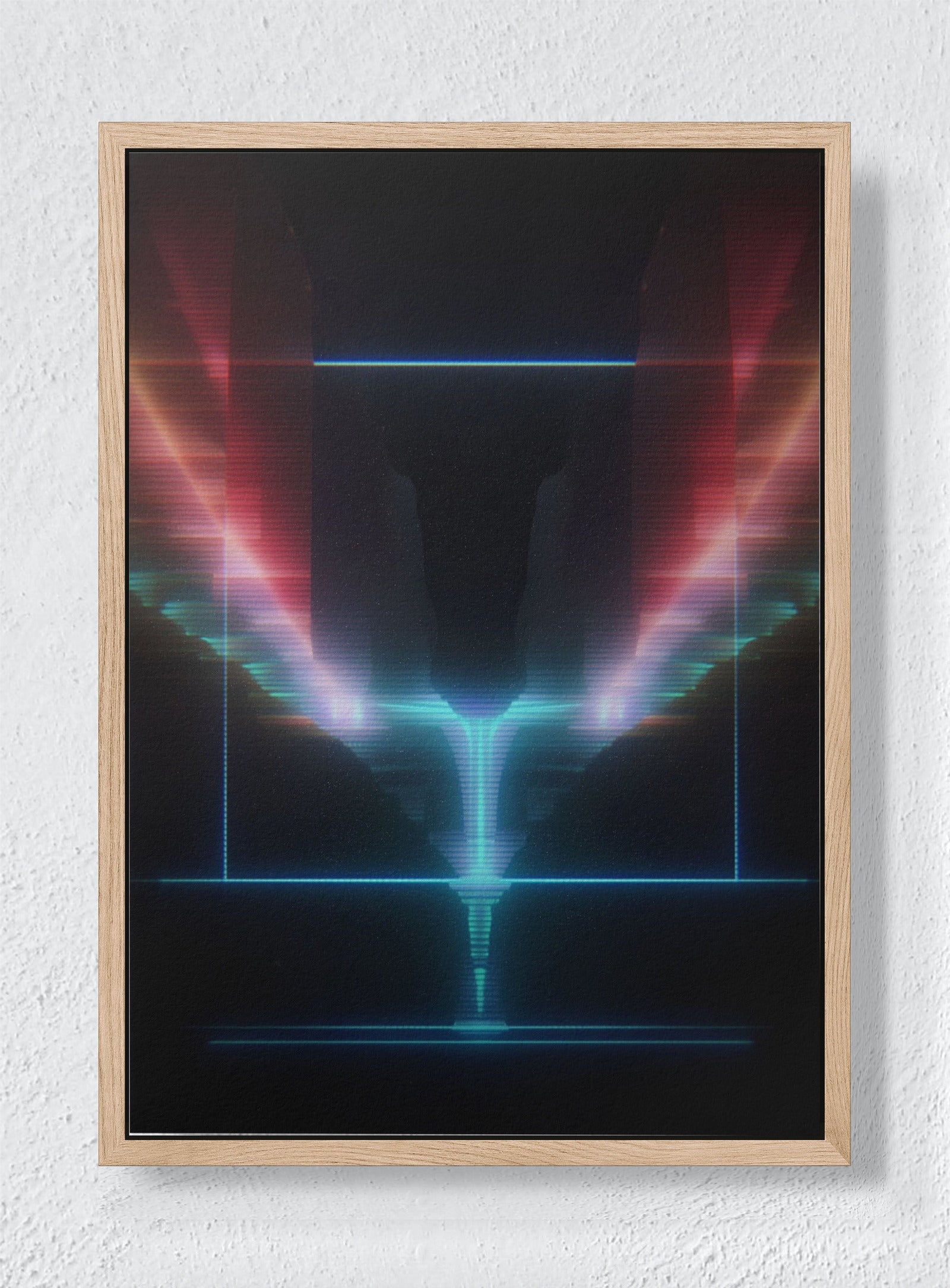 REFRACTION OF A DREAM - Natural frame canvas
