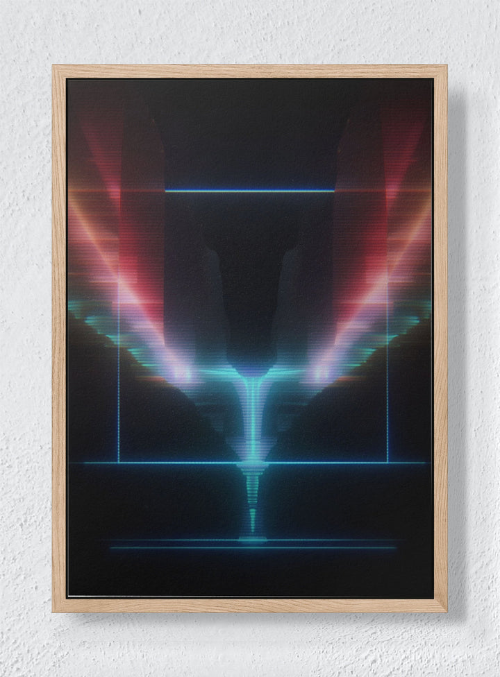 REFRACTION OF A DREAM - Natural frame canvas