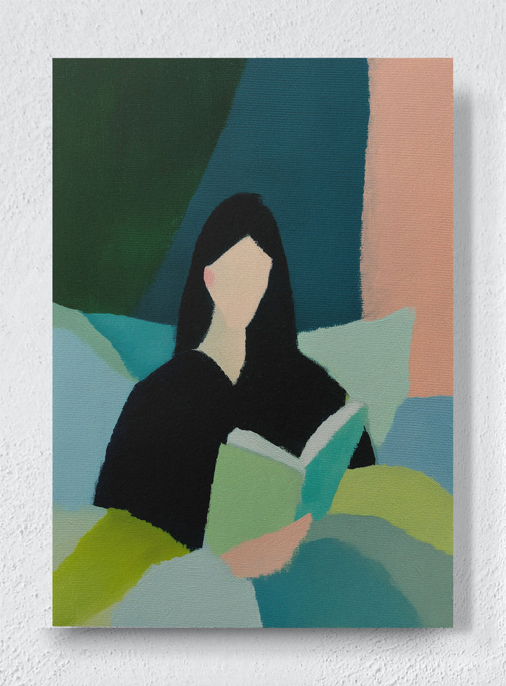 RESTFUL STUDY IN PASTEL - Unframed canvas