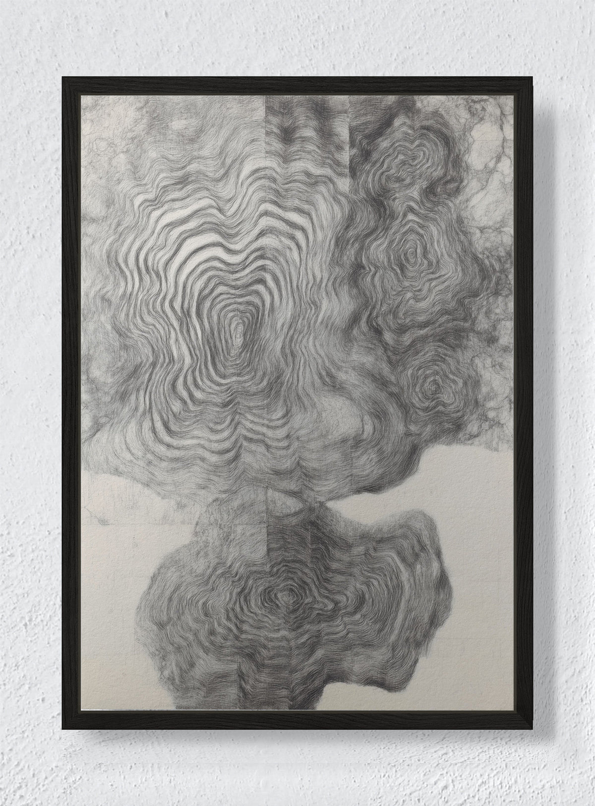 RIPPLE THEORY - Black frame canvas