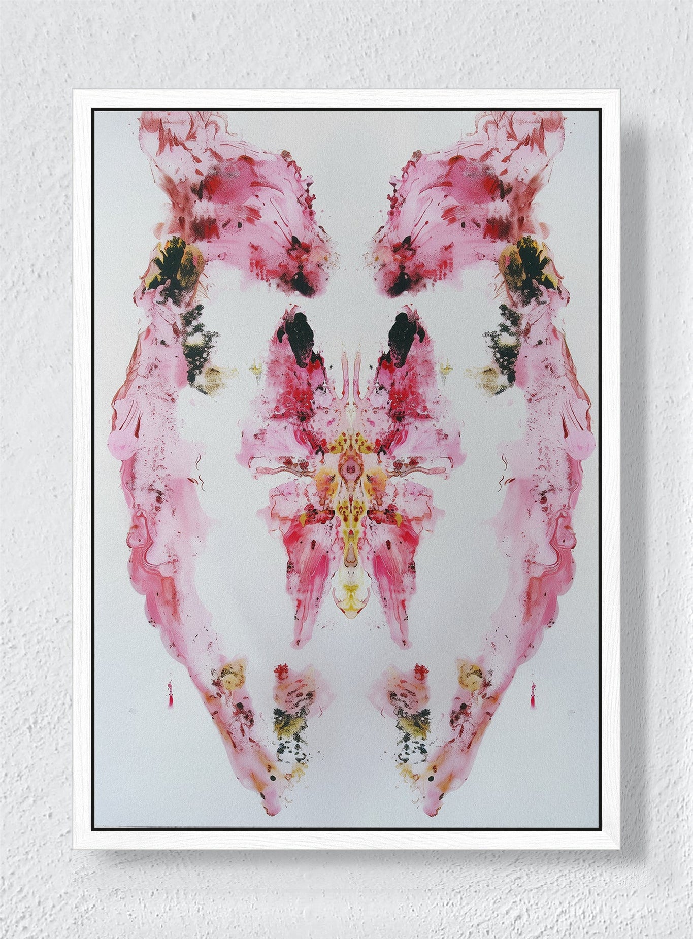 RORSCHACH’S BUTTERFLY - White frame canvas