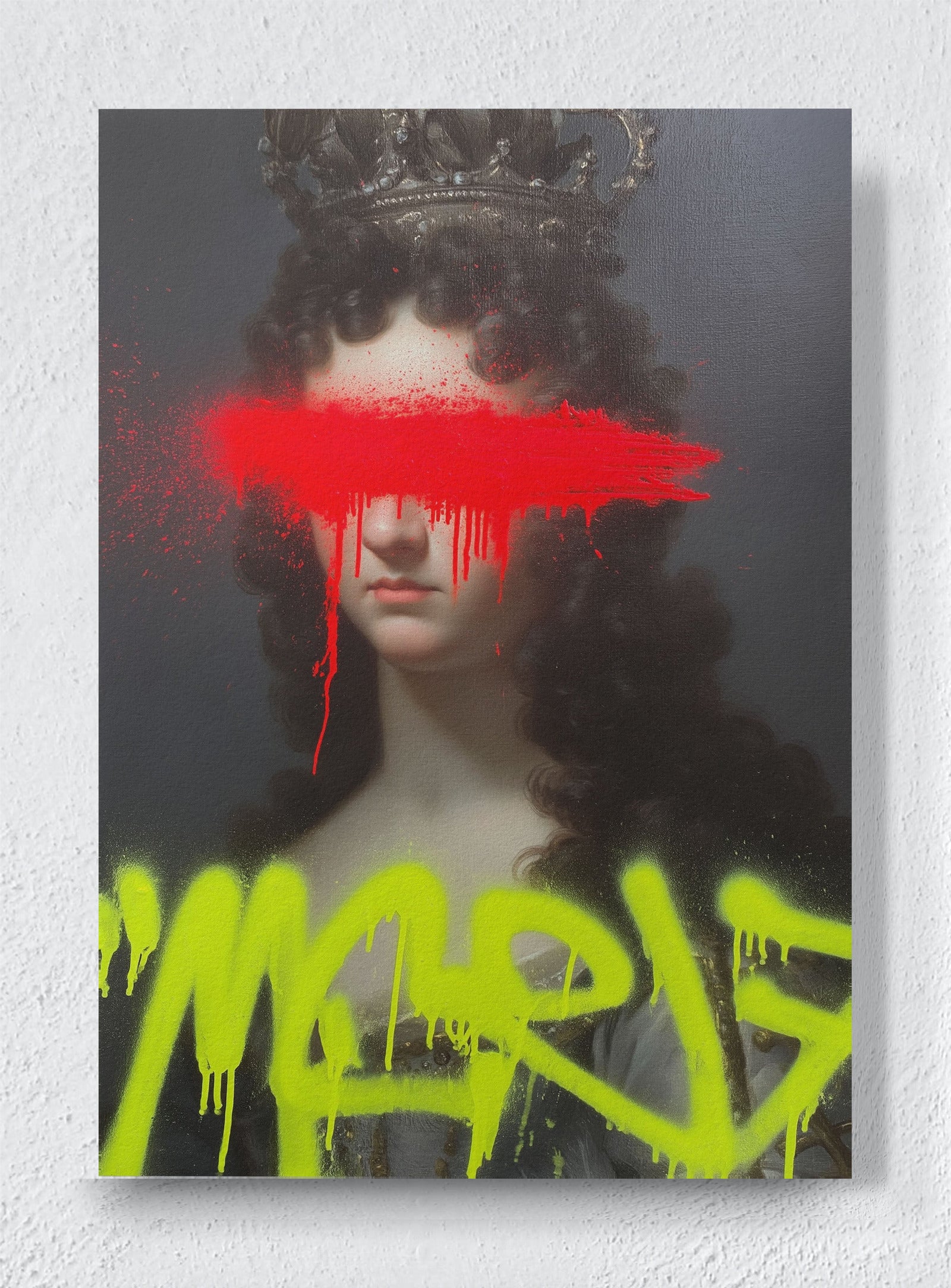 ROYAL REBELLION - Unframed canvas