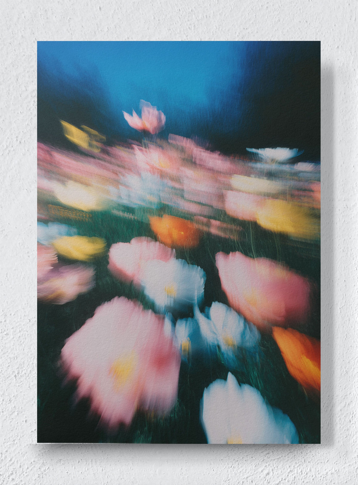 RUNNING THROUGH BLOOM - Unframed canvas