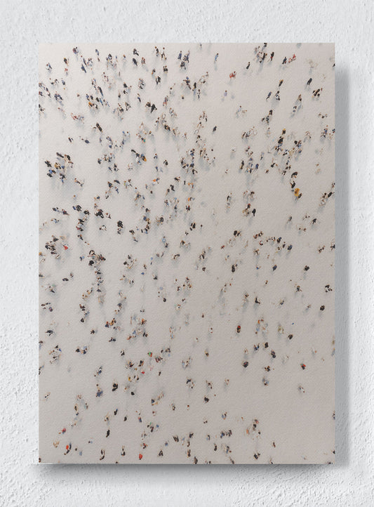 SCATTERED FOOTSTEPS - Unframed canvas