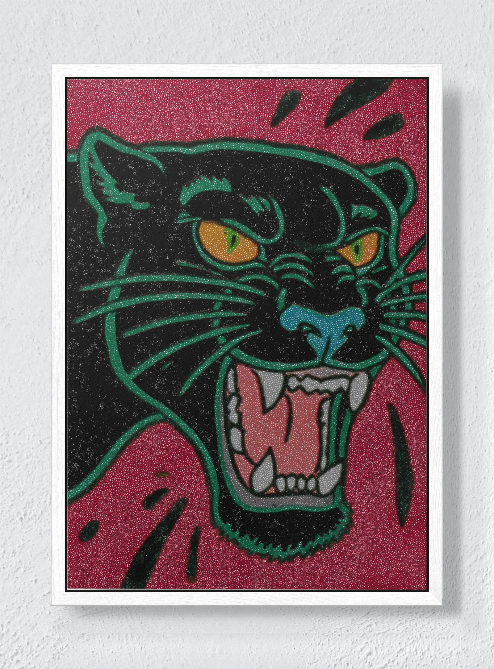 SHADOW HUNTER - White frame canvas