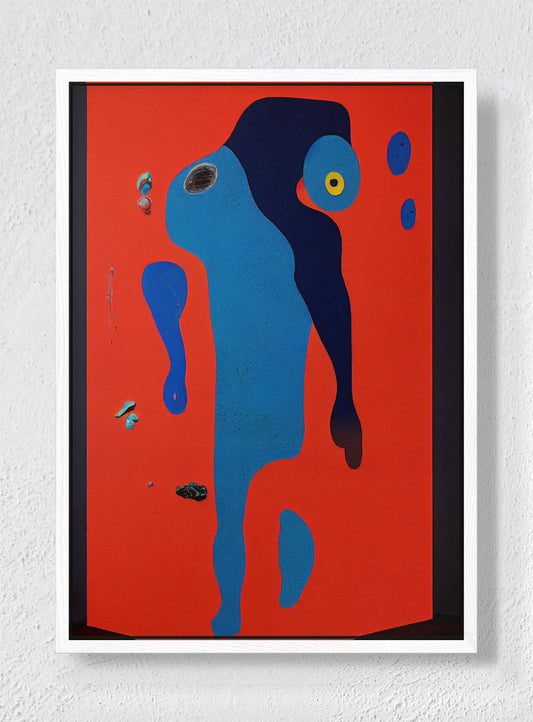SHAPESHIFTER - White frame canvas