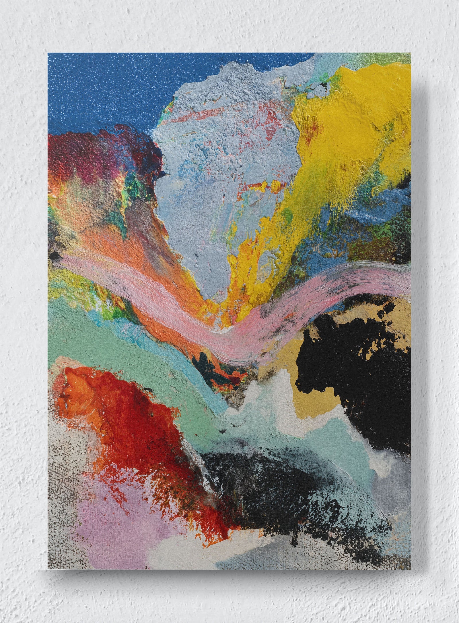 SILENCE UNDER CONSTRUCTION - Unframed canvas