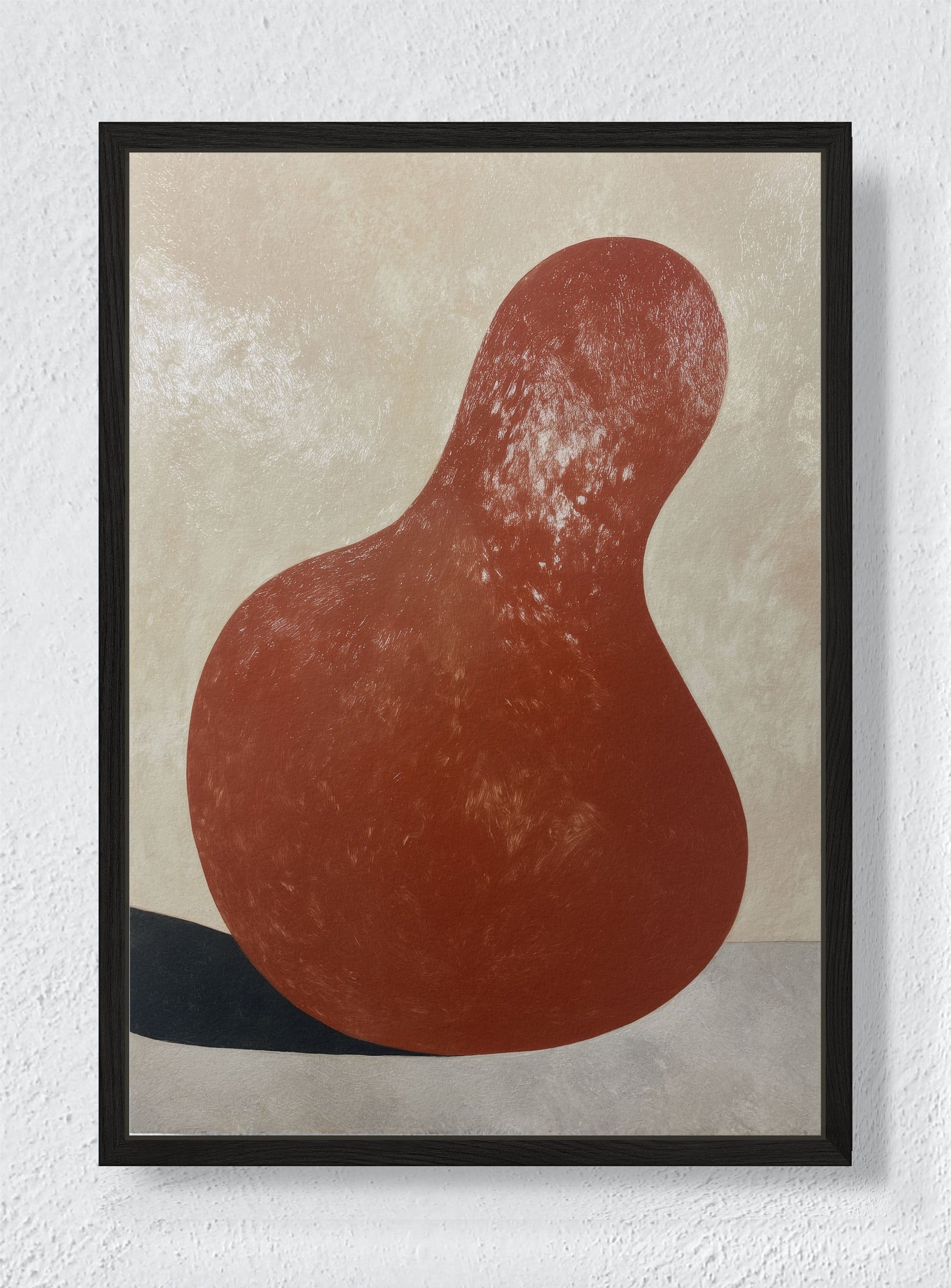 SILENT FORM - Black frame canvas