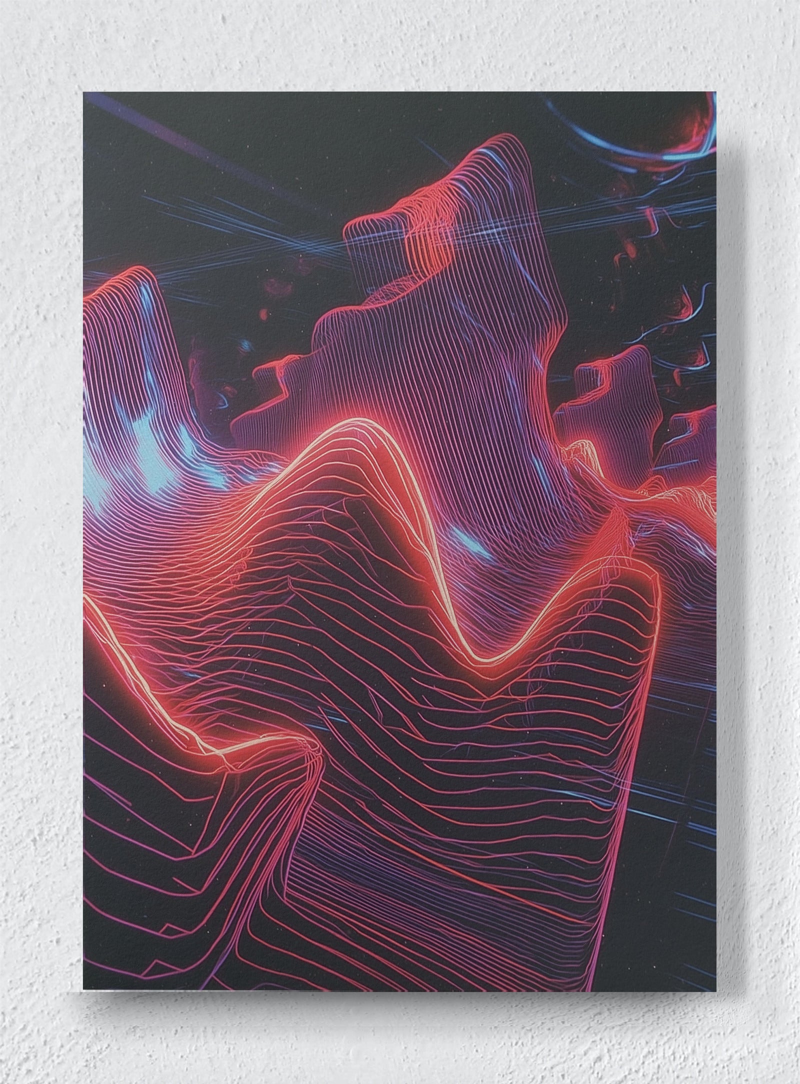 SILK AND SHARD - Unframed canvas