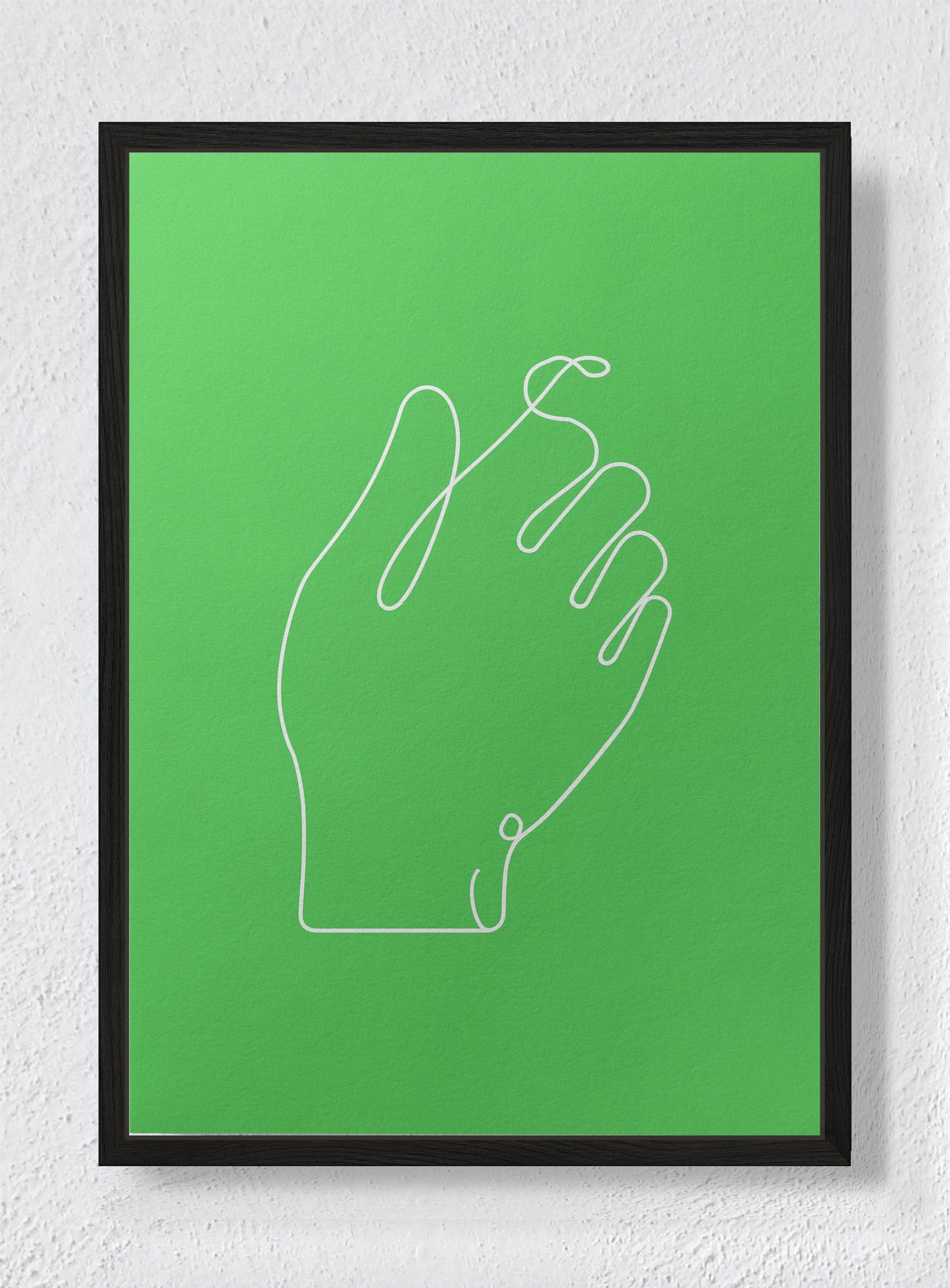 SINGLE THREAD - Black frame canvas