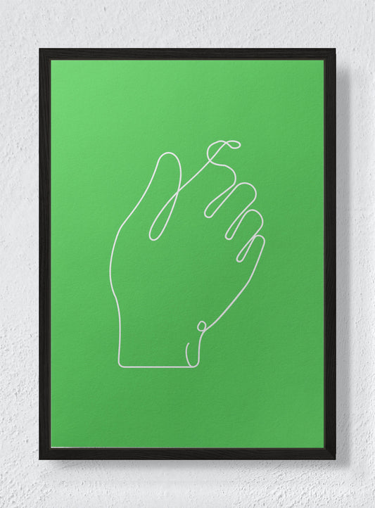 SINGLE THREAD - Black frame canvas