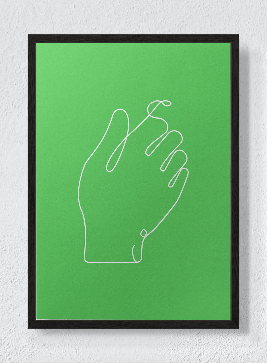 SINGLE THREAD - Black frame canvas