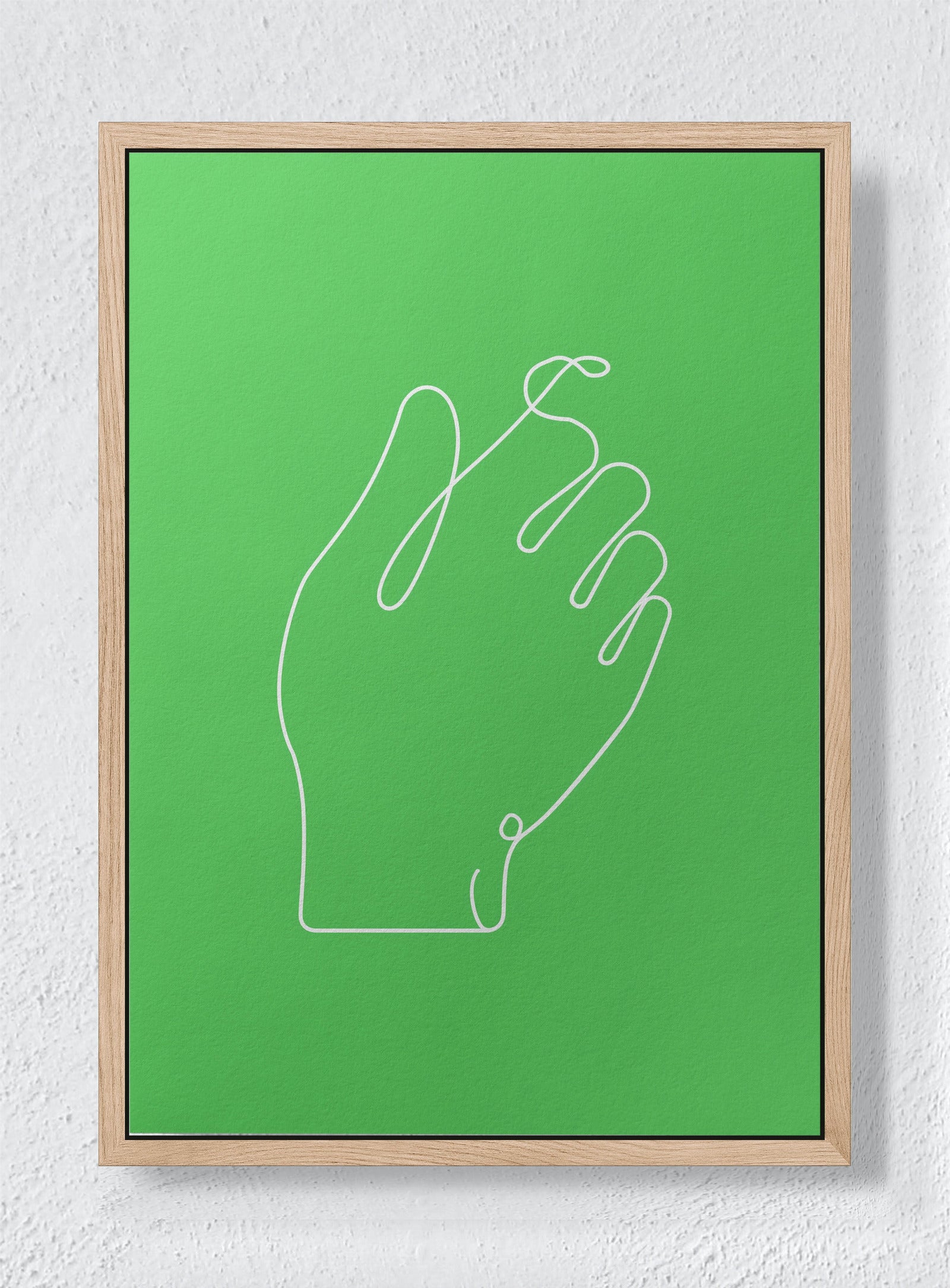 SINGLE THREAD - Natural frame canvas