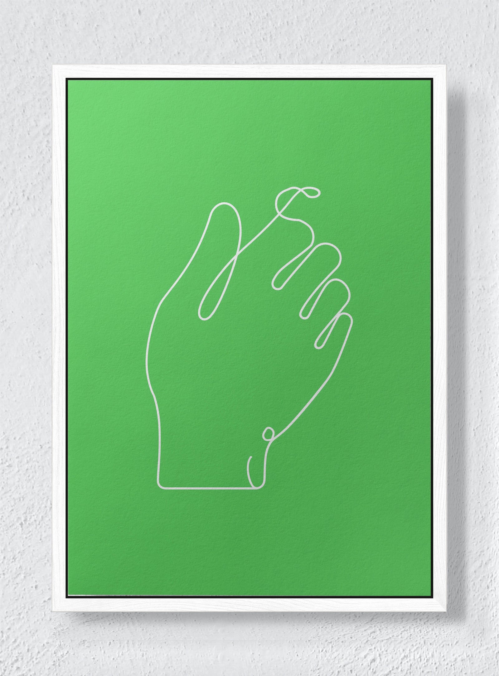 SINGLE THREAD - White frame canvas