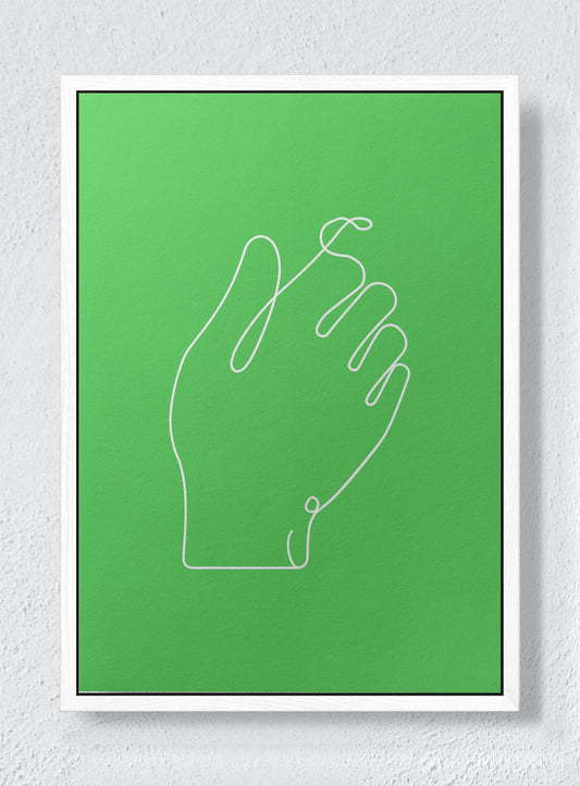 SINGLE THREAD - White frame canvas