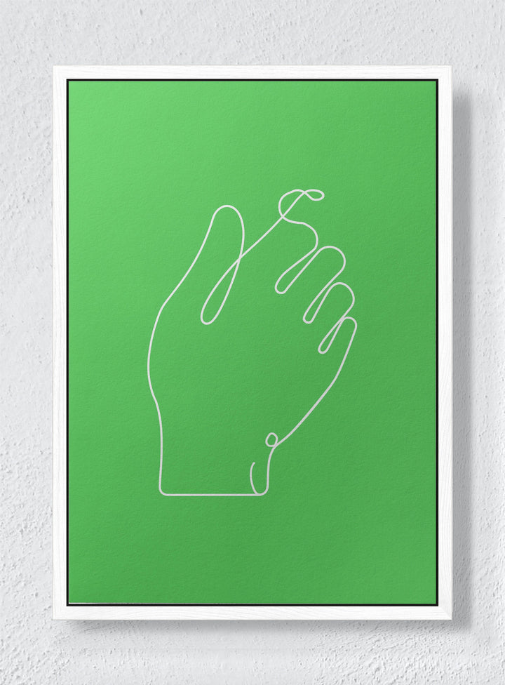 SINGLE THREAD - White frame canvas