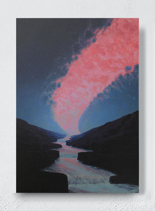 SKY BROKE OPEN - Unframed canvas