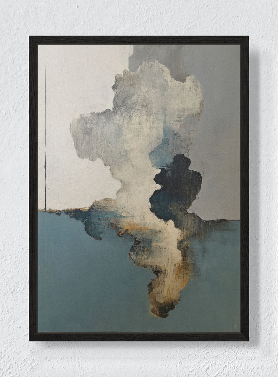 SMOKE AND MIRRORS - Black frame canvas