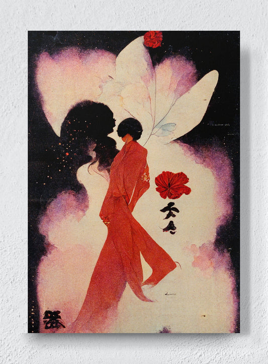 SMOKE & SILK - Unframed canvas