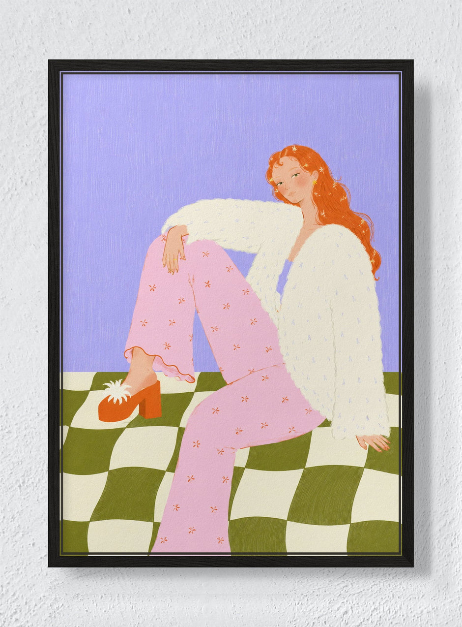 SOFT LIVING - Black frame canvas