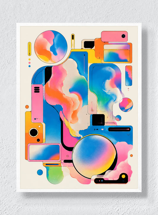 SOFT MACHINES FOR A BRIGHTER DAY - White Frame