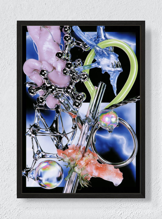 SOFT METAL DAYDREAM - Black frame canvas