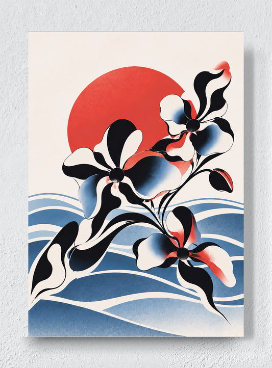 THE WAVE GARDEN - Unframed canvas