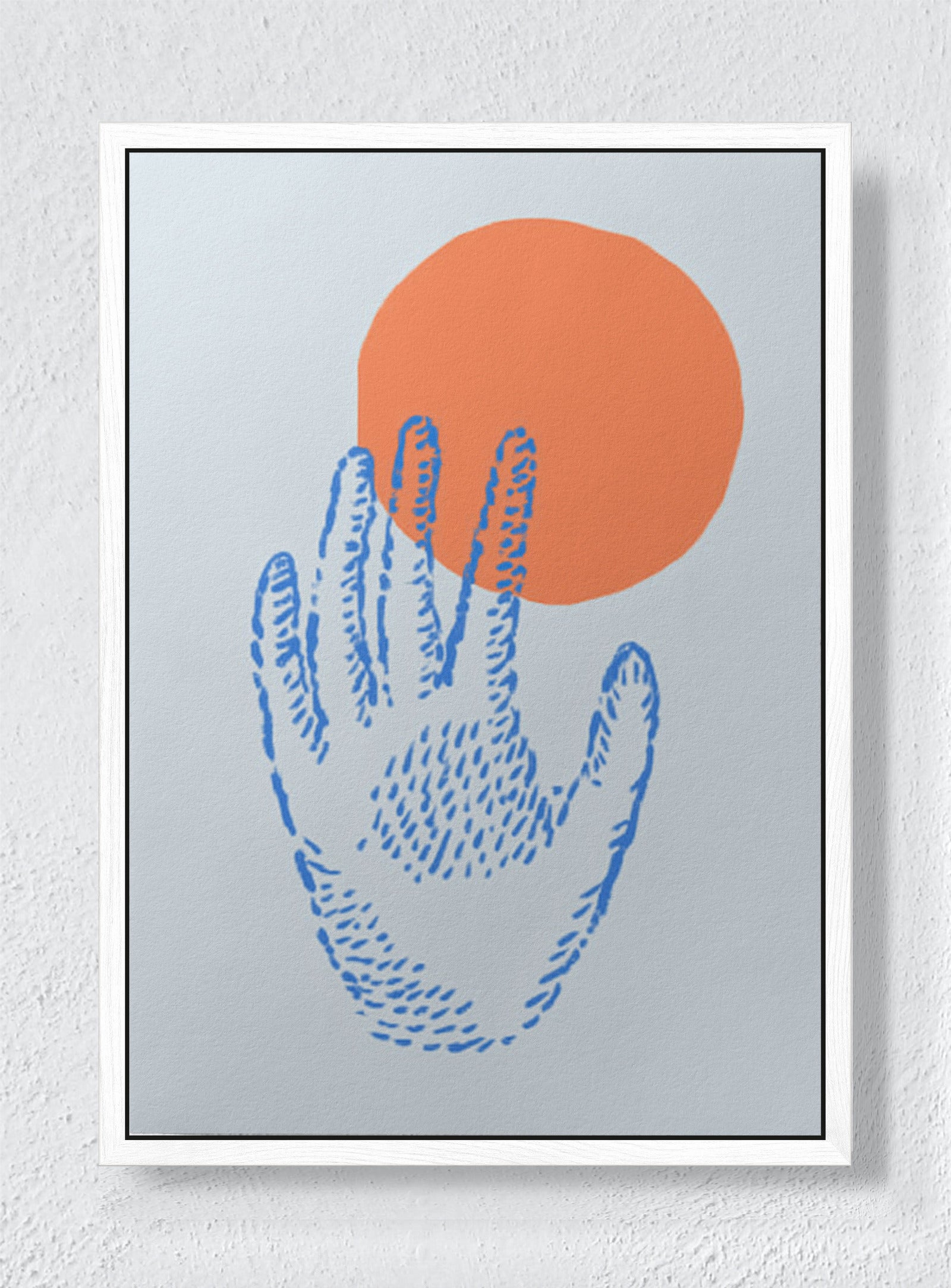 SOLAR TOUCH - White frame canvas