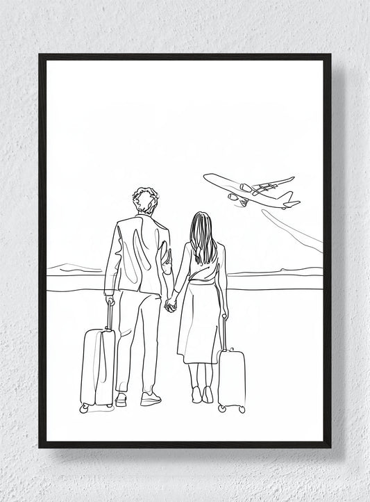SOMEWHERE WITH YOU - Black Frame