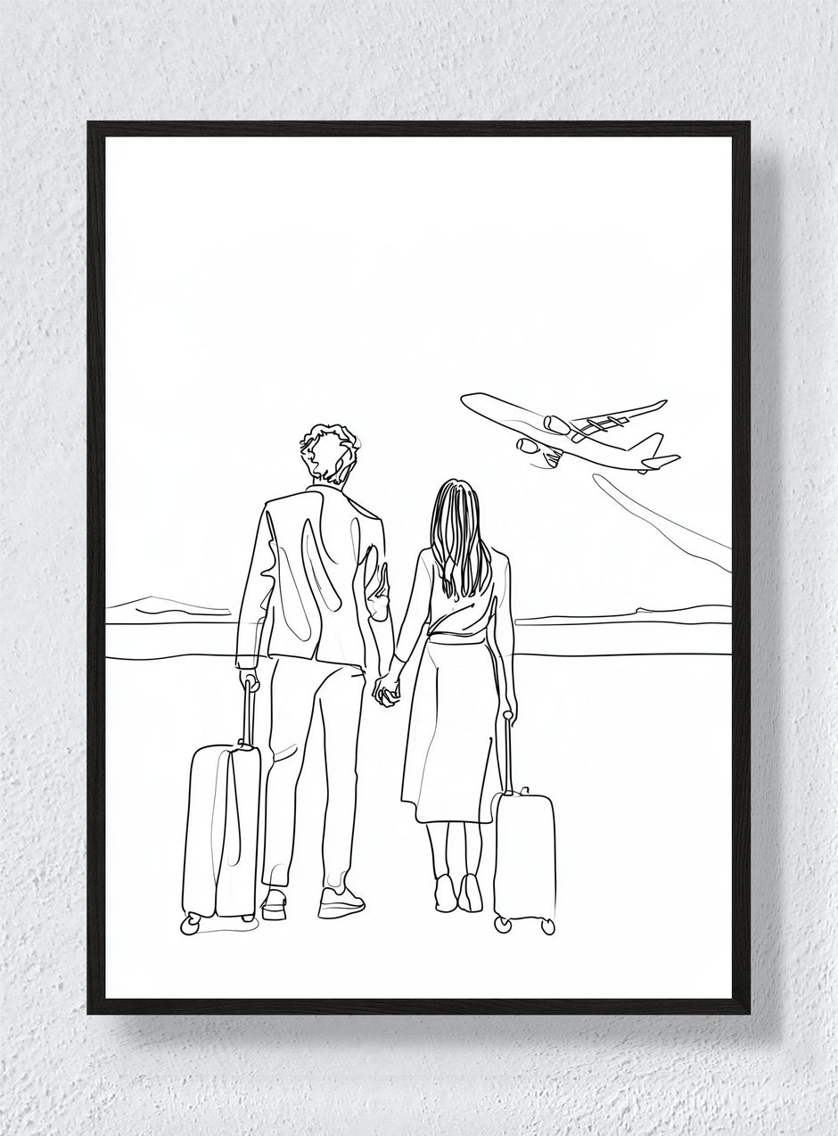 SOMEWHERE WITH YOU - Black Frame