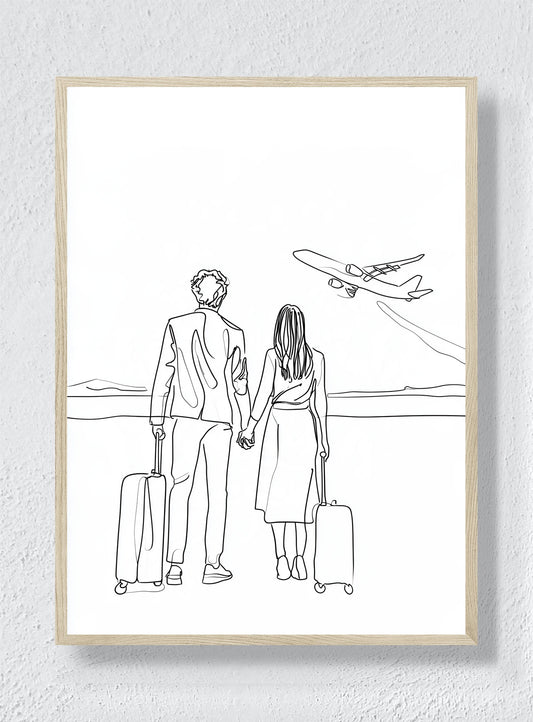 SOMEWHERE WITH YOU - Natural Frame