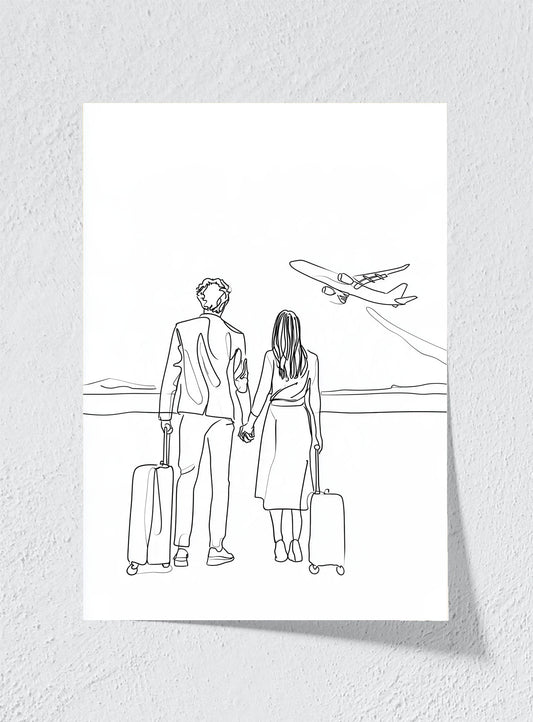 SOMEWHERE WITH YOU - Unframed