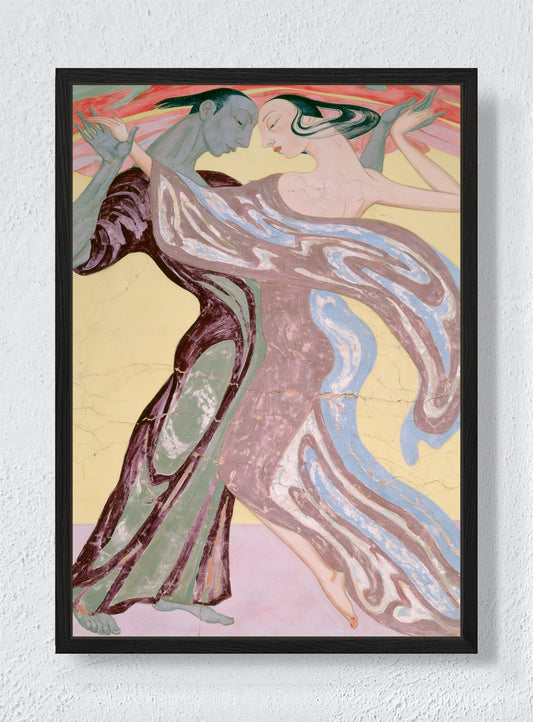 SPACE WE DANCE THROUGH - Black frame canvas