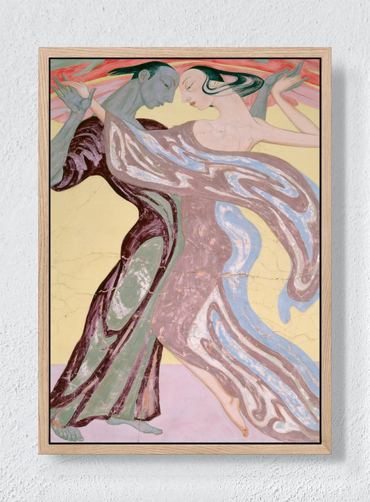 SPACE WE DANCE THROUGH - Natural frame canvas