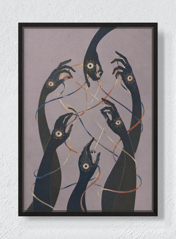 SPELLWORK - Black frame canvas