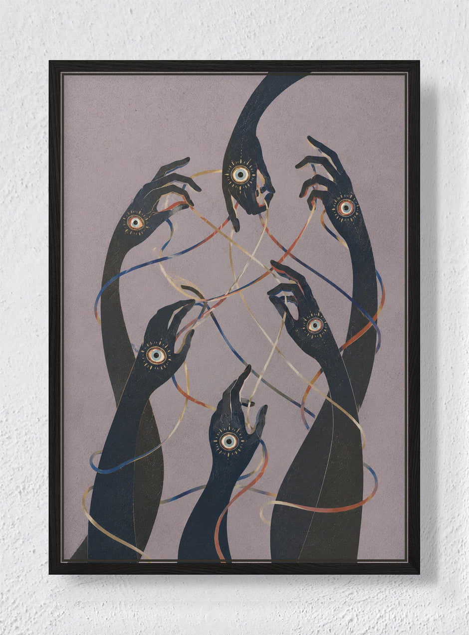 SPELLWORK - Black frame canvas