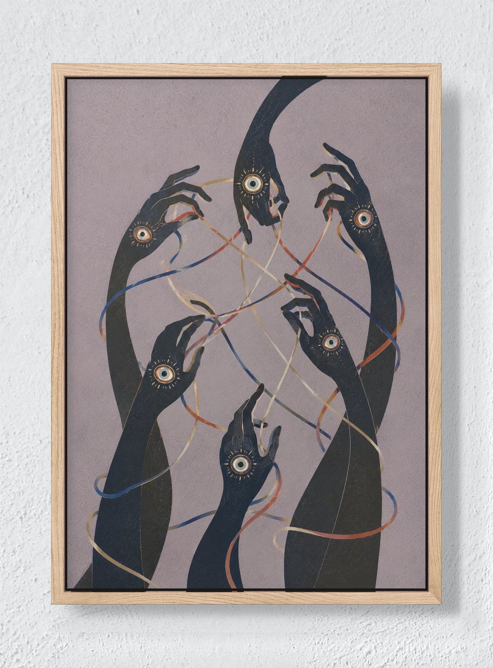 SPELLWORK - Natural frame canvas