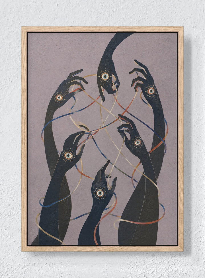 SPELLWORK - Natural frame canvas