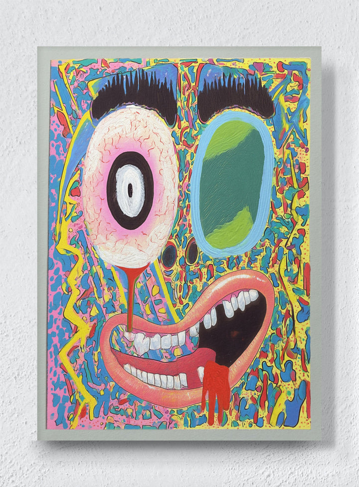 SPILLING SECRETS ON THE FLOOR - Unframed canvas