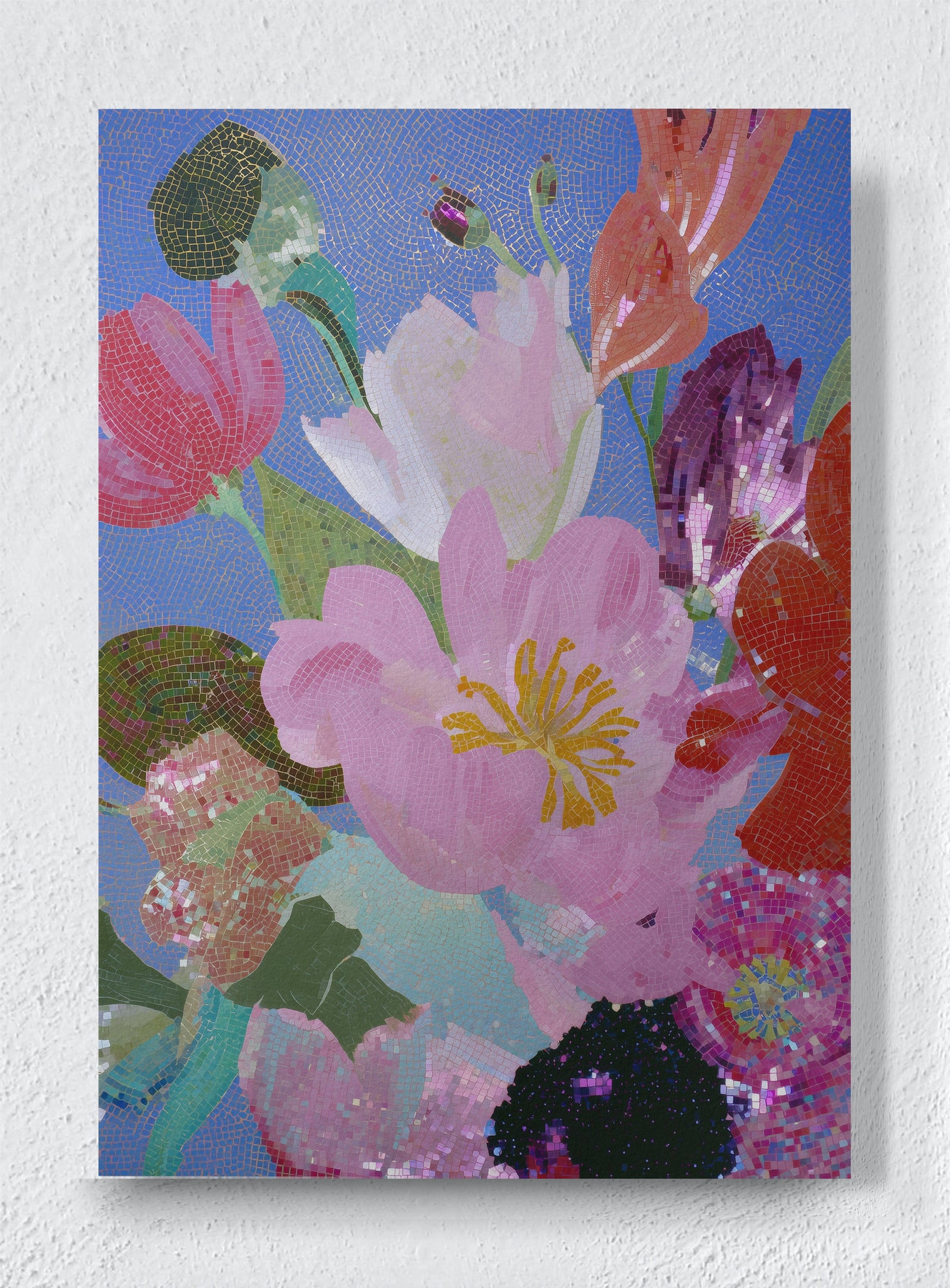STAINED SKY GARDEN - Unframed canvas