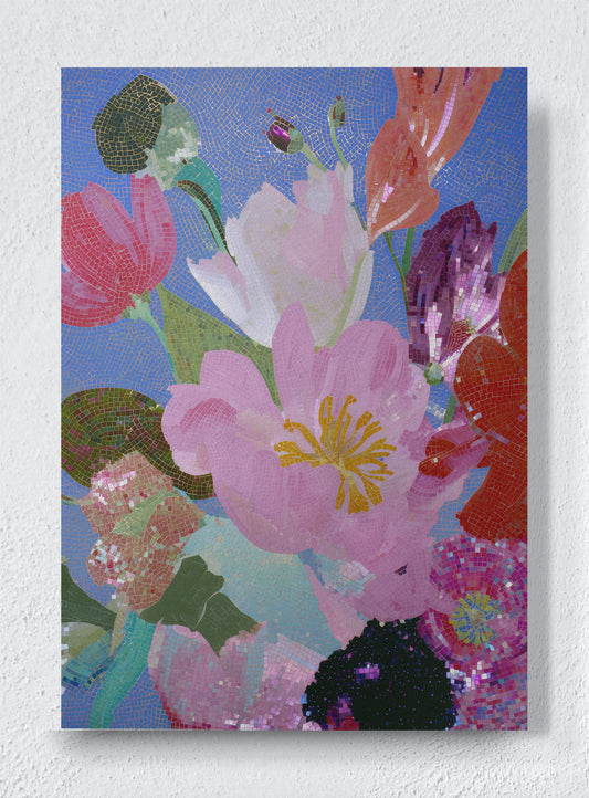 STAINED SKY GARDEN - Unframed canvas