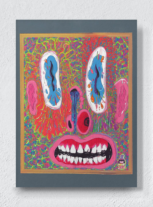 STARE OF THE GALLERY OWNER - Unframed canvas