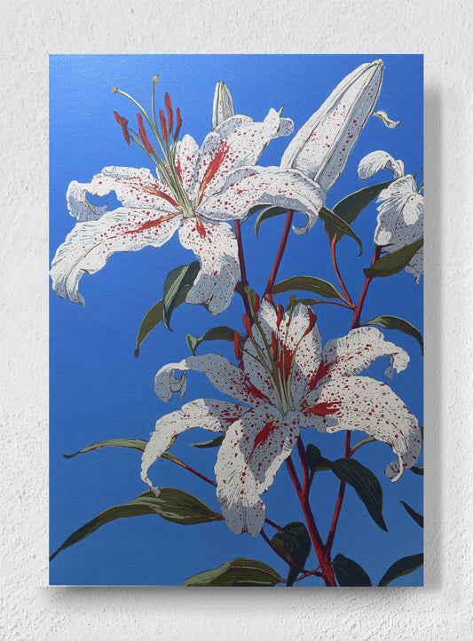 STARGAZERS IN THE SUN - Unframed canvas