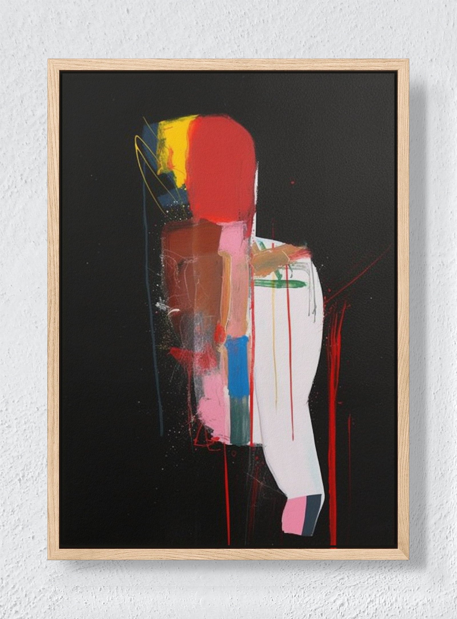 STILL HERE - Natural frame canvas