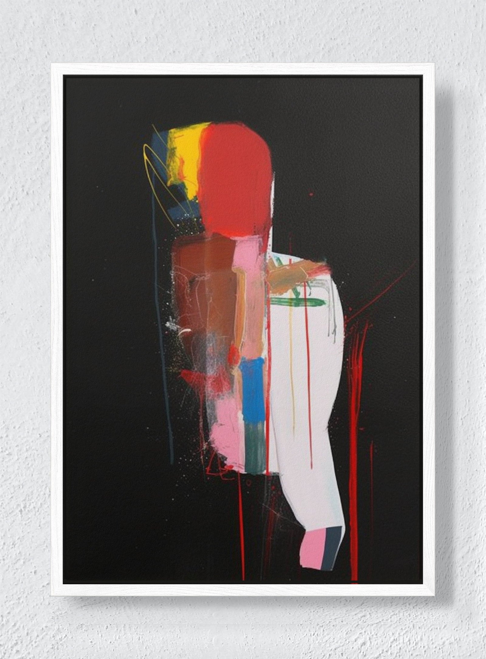 STILL HERE - White frame canvas